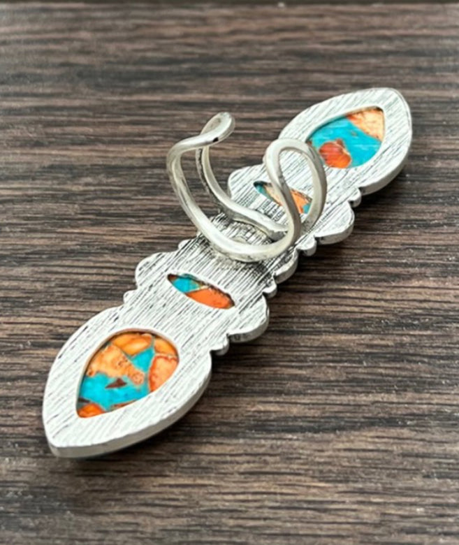 Gemstone Adjustable Ring 750477