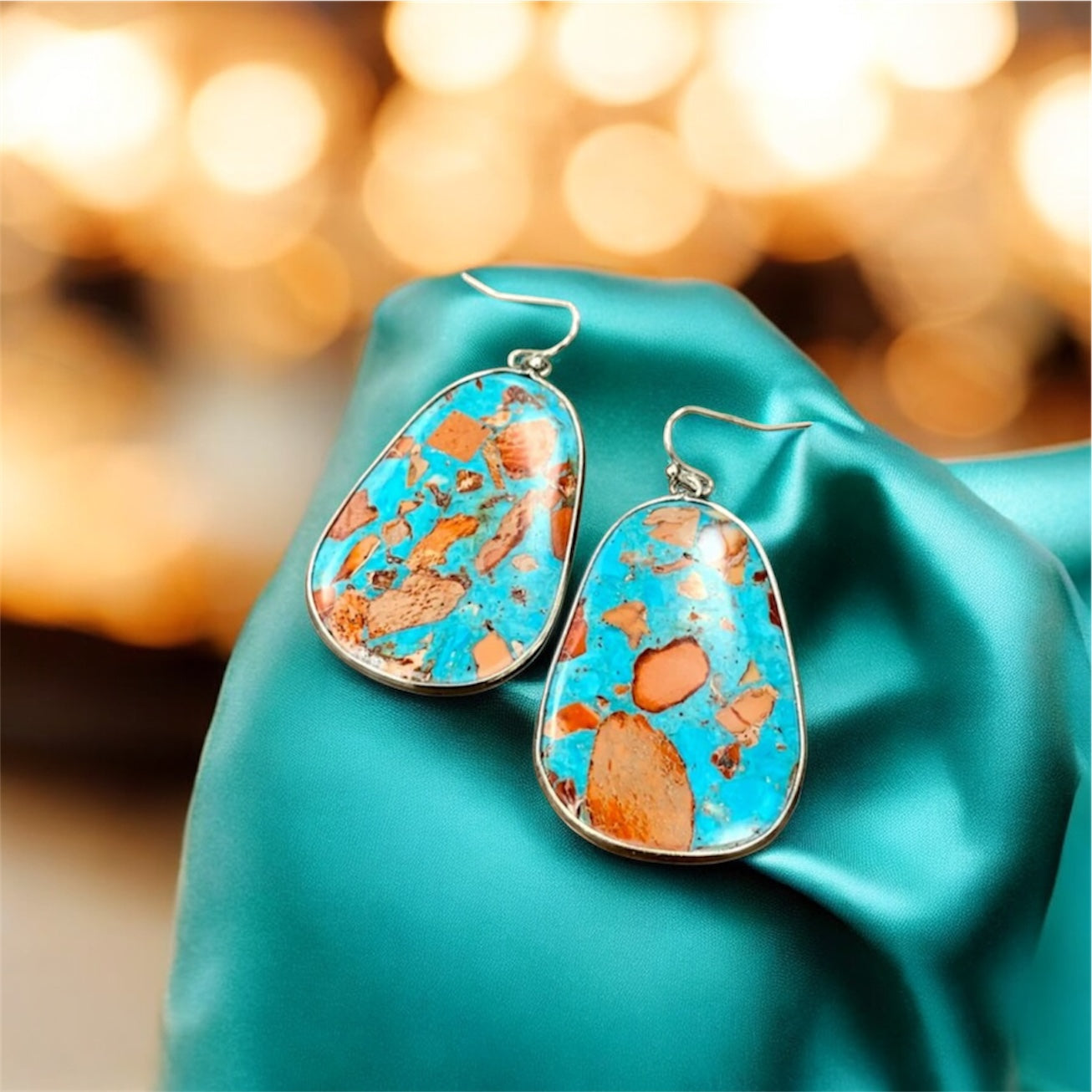 Gemstone Earrings(722913)