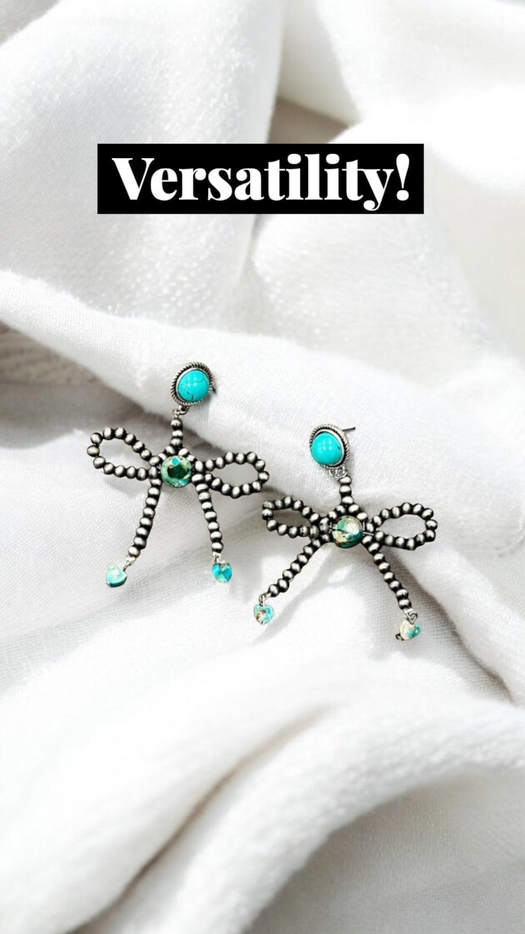 Handmade Ribbon Post Earrings(726161)