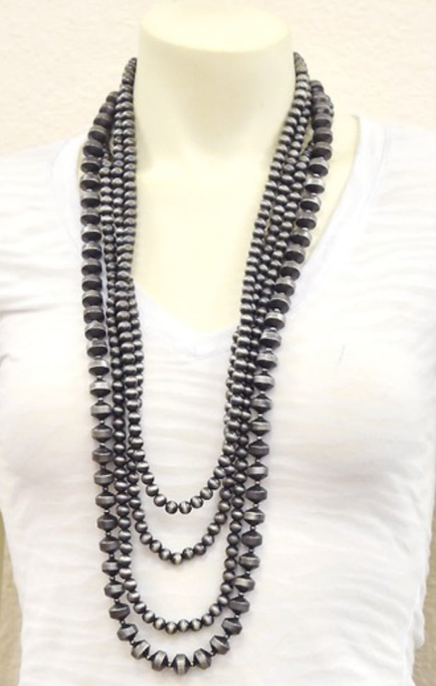 Handmade Navajo Bead Necklace(733040)