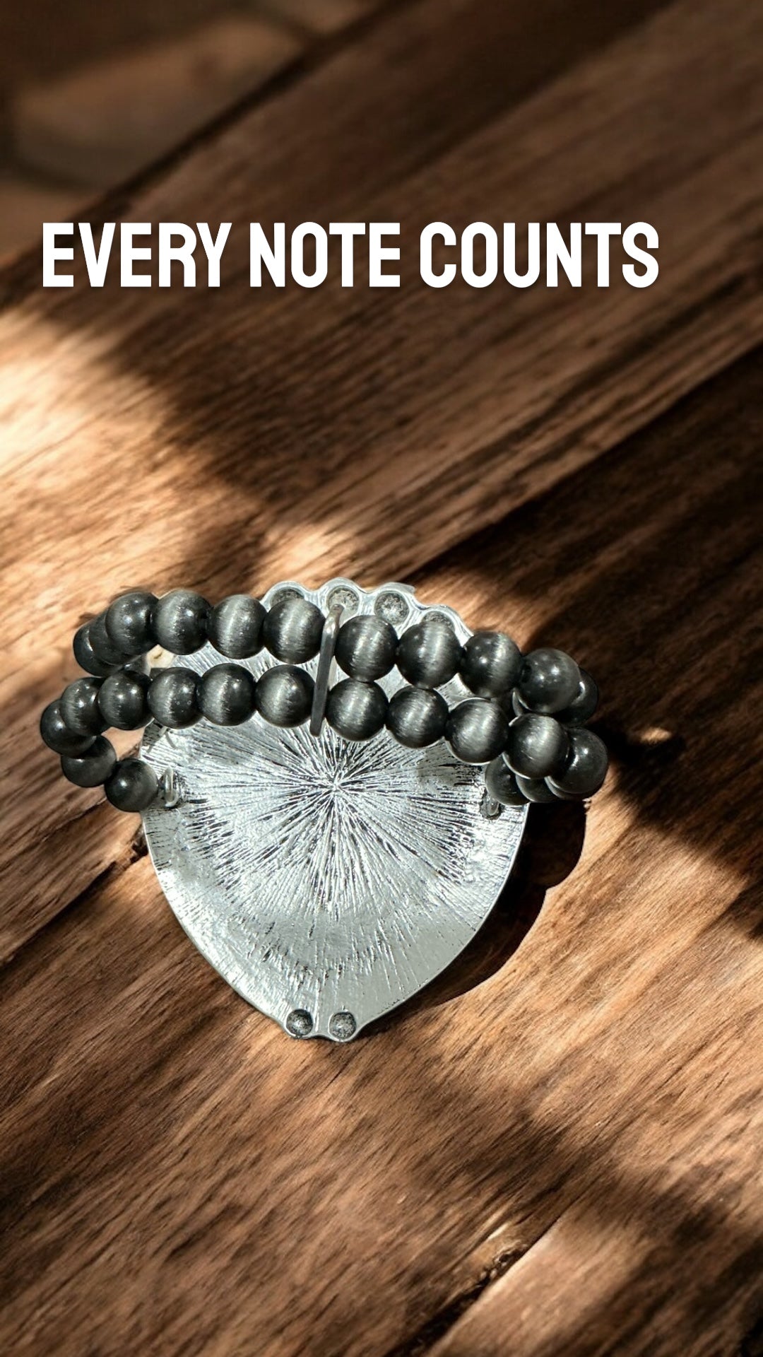 Very Big! Handmade 2-Strand Navajo Turquoise Stretch Bracelet