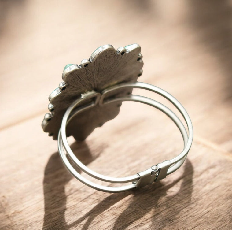 Natural Turquoise Cuff Bracelet(710903)