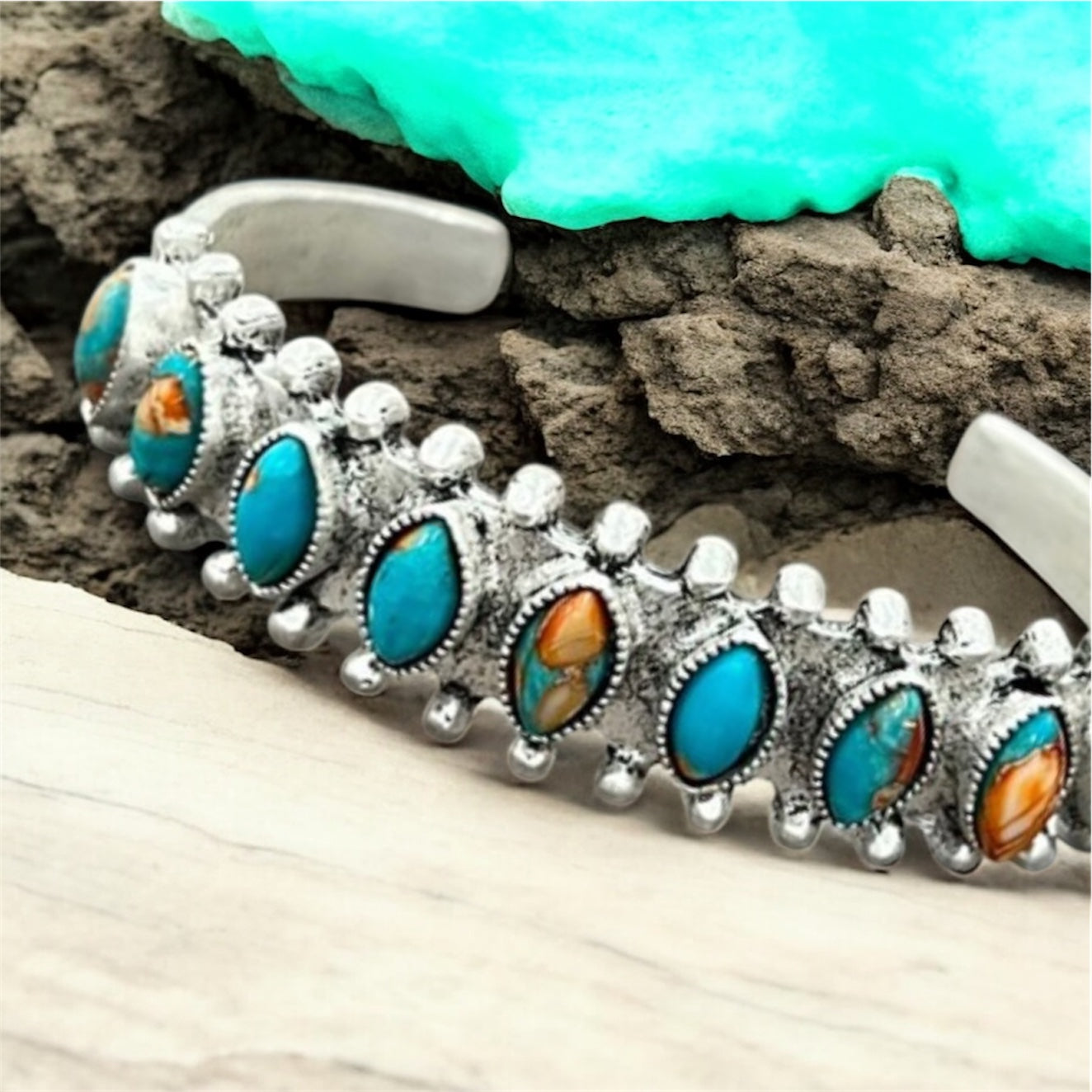 Navajo Gemstone Bracelet(711388)