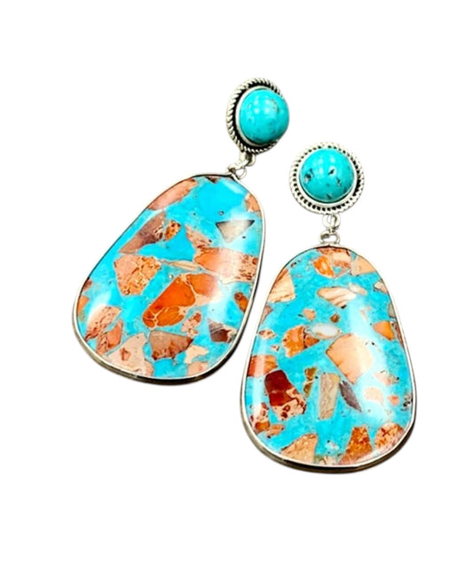 Gemstone Earrings(722955)
