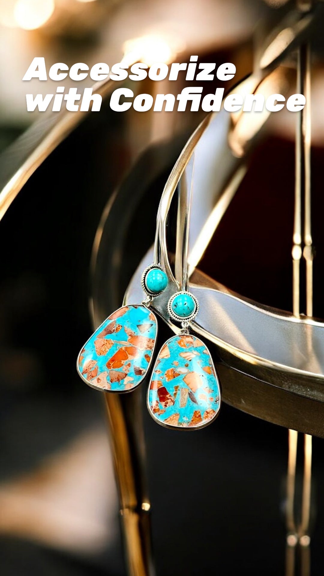 Gemstone Earrings(722955)