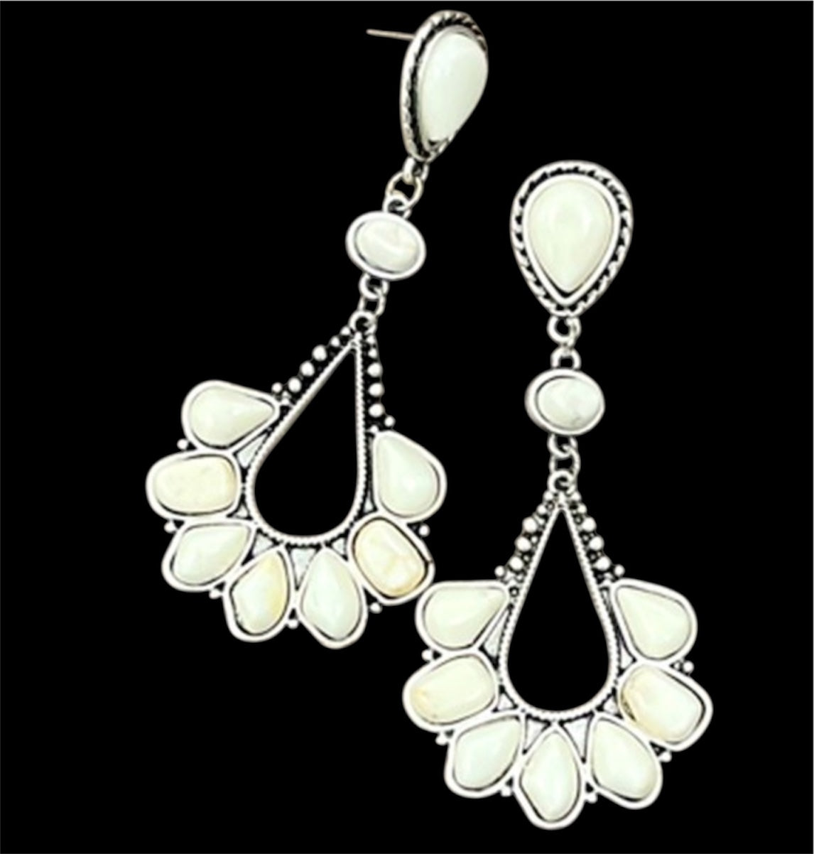 Navajo Turquoise Earrings(724139)