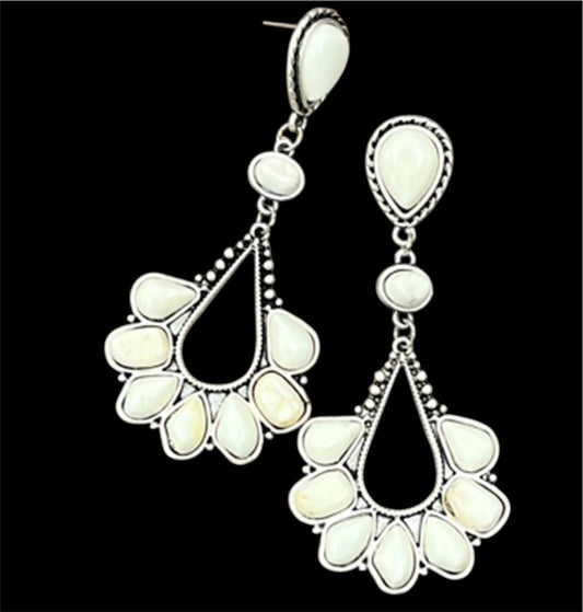 Navajo Turquoise Earrings(724139)