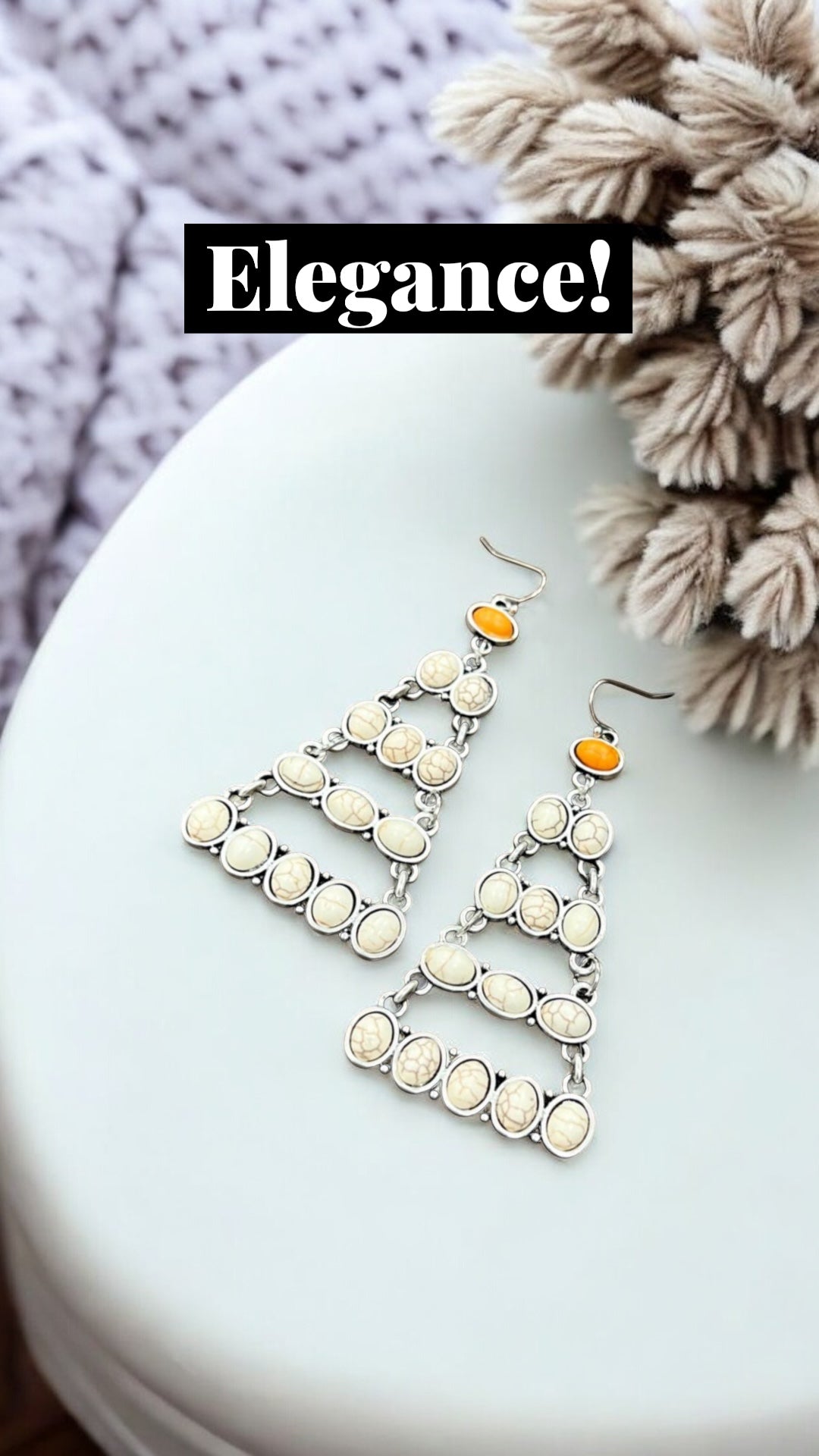 Navajo Turquoise Earrings(724678)