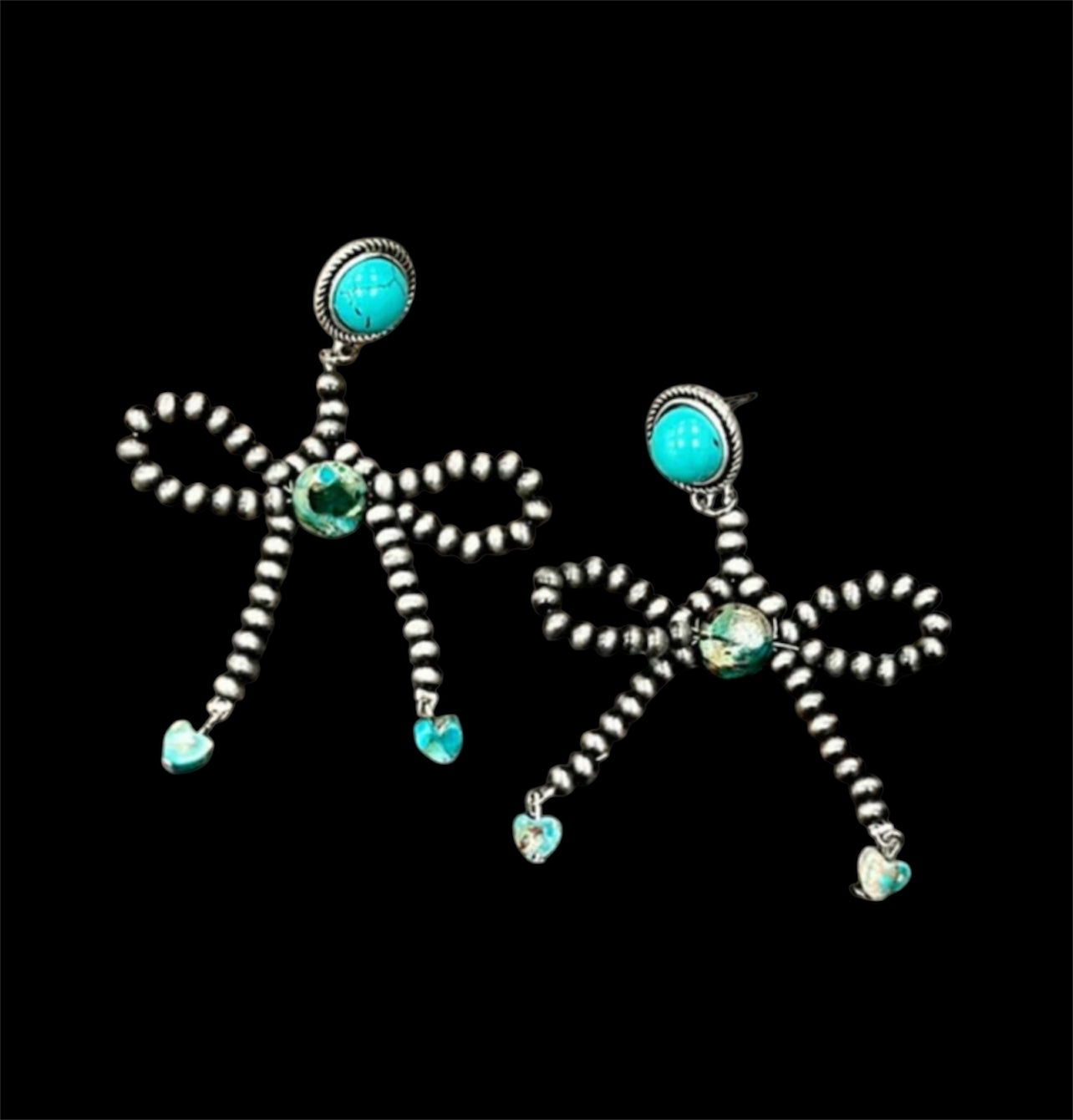 Handmade Ribbon Post Earrings(726161)