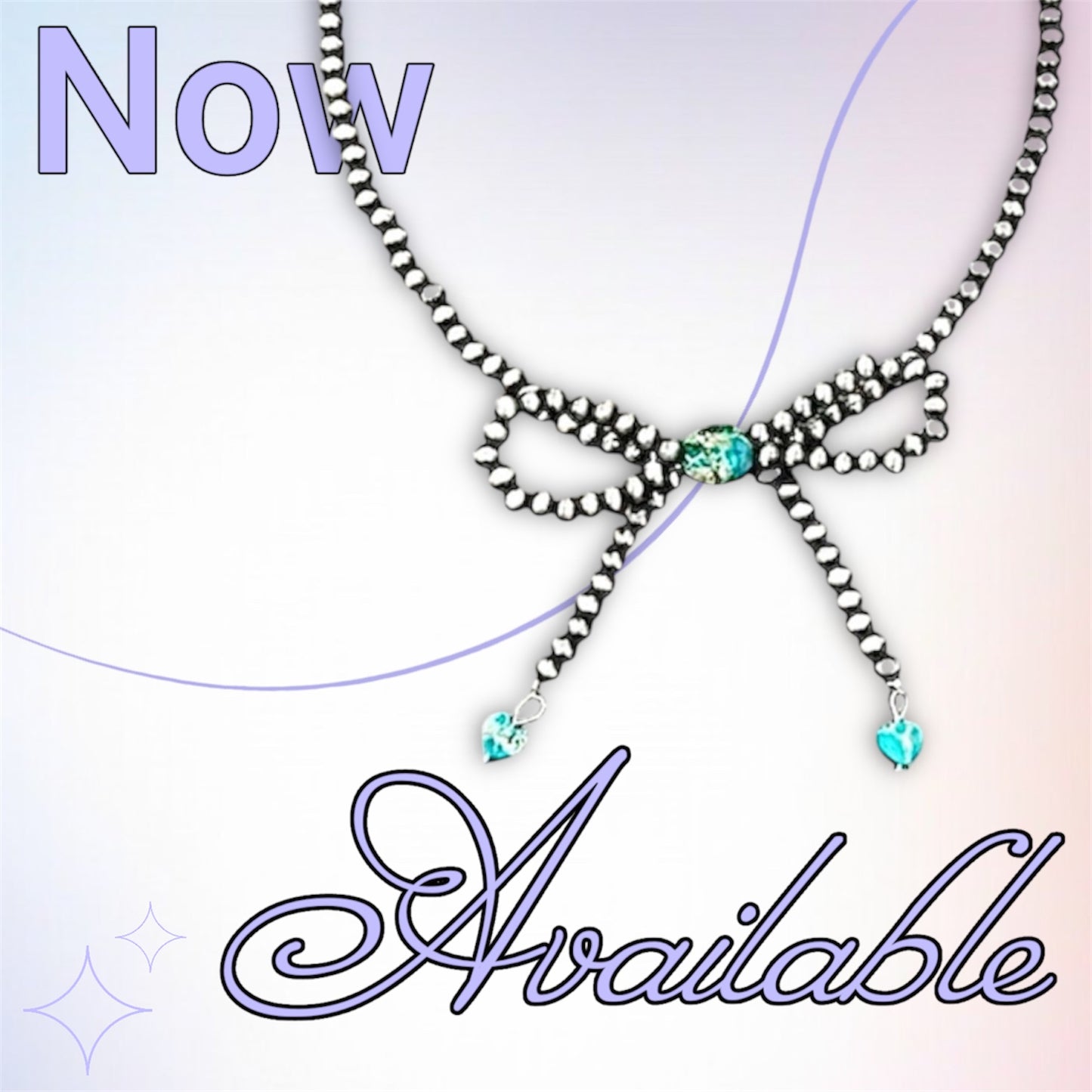 15" to 20" Long, Handmade Navajo Bead & Gemstone Necklace – 4mm Tiny Beads, Heart & Rondelle Stones, Lightweight, Western Style 738339