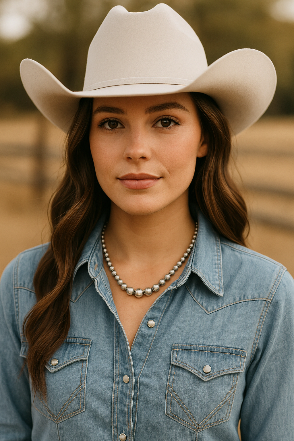 Big! Graduated Silver Navajo Bead Necklace, 16"-21" Adjustable, 8mm–14mm Beads, Handmade Western Statement Jewelry 739284