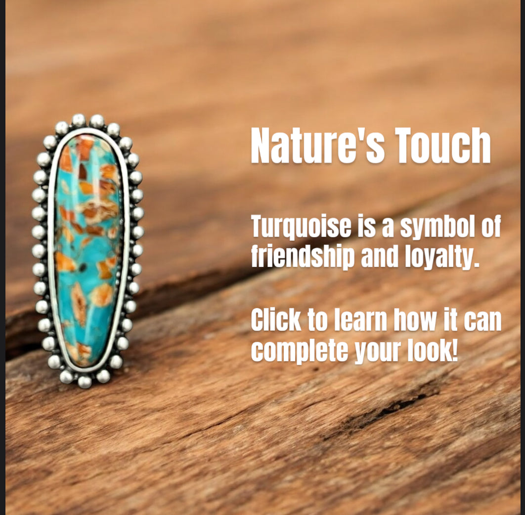 2.6" Long, Very-Big Gemstone Ring, Brass Dual Adjustable Band, Antique Silver Plate 750509