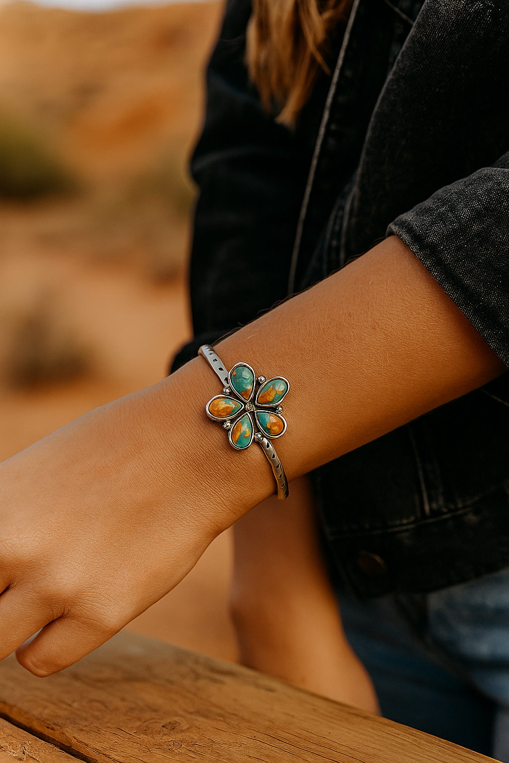 Gemstone Cuff Bracelet 711661