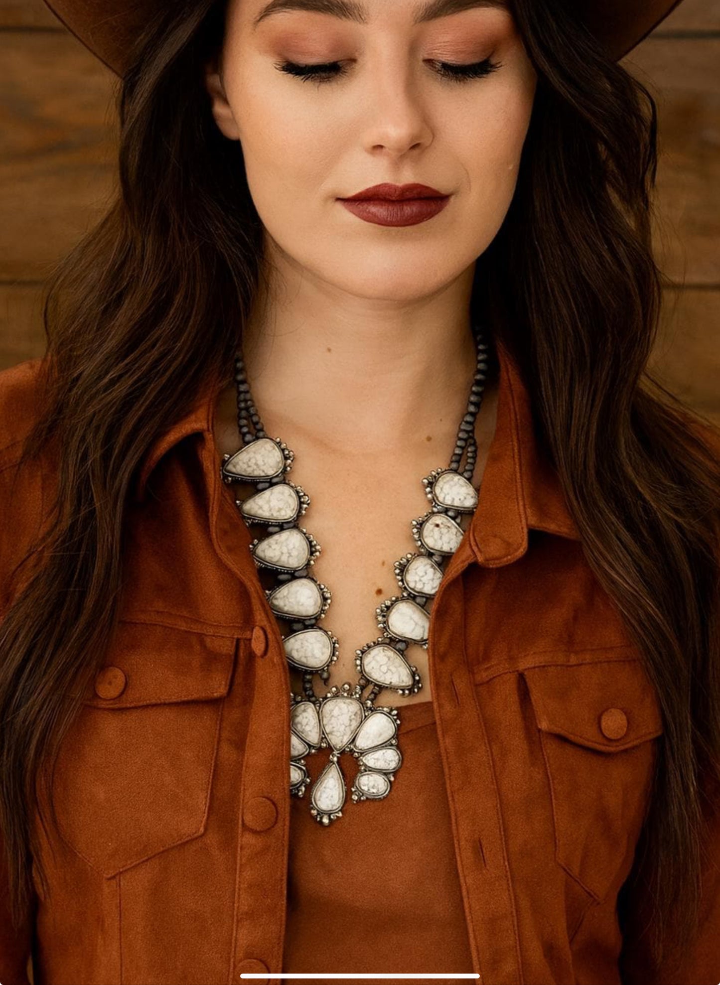 Squash Blossom Turquoise Necklace 732044