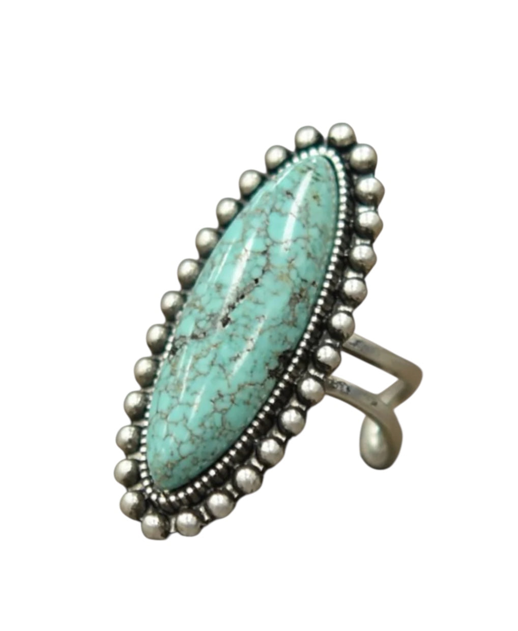 Turquoise Adjustable Ring(750195)