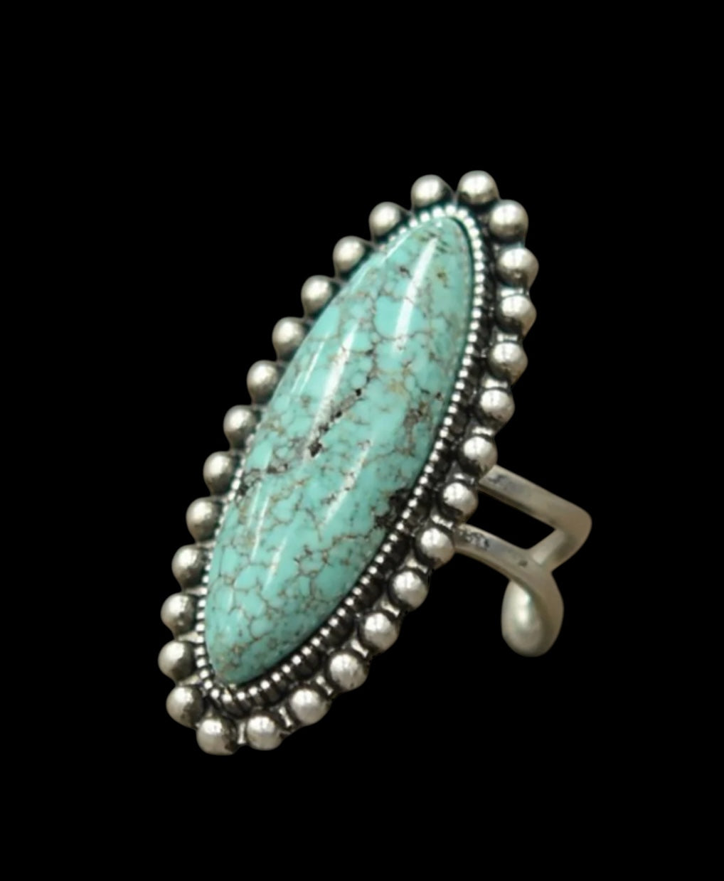 Turquoise Adjustable Ring(750195)